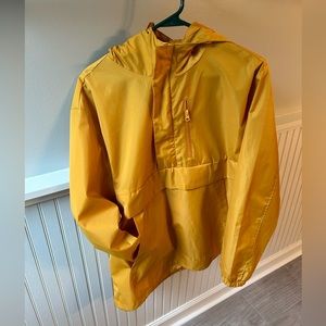 Mustard Rain Jacket Pullover | Men’s L | Forever 21